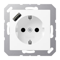 Jung A RANGE Wall Outlet (WCD Switchgear) - A1520-18AWWM