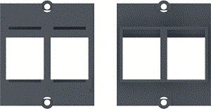 Bachmann Insert Plate Switchgear - 917.000 [2 Pièces]