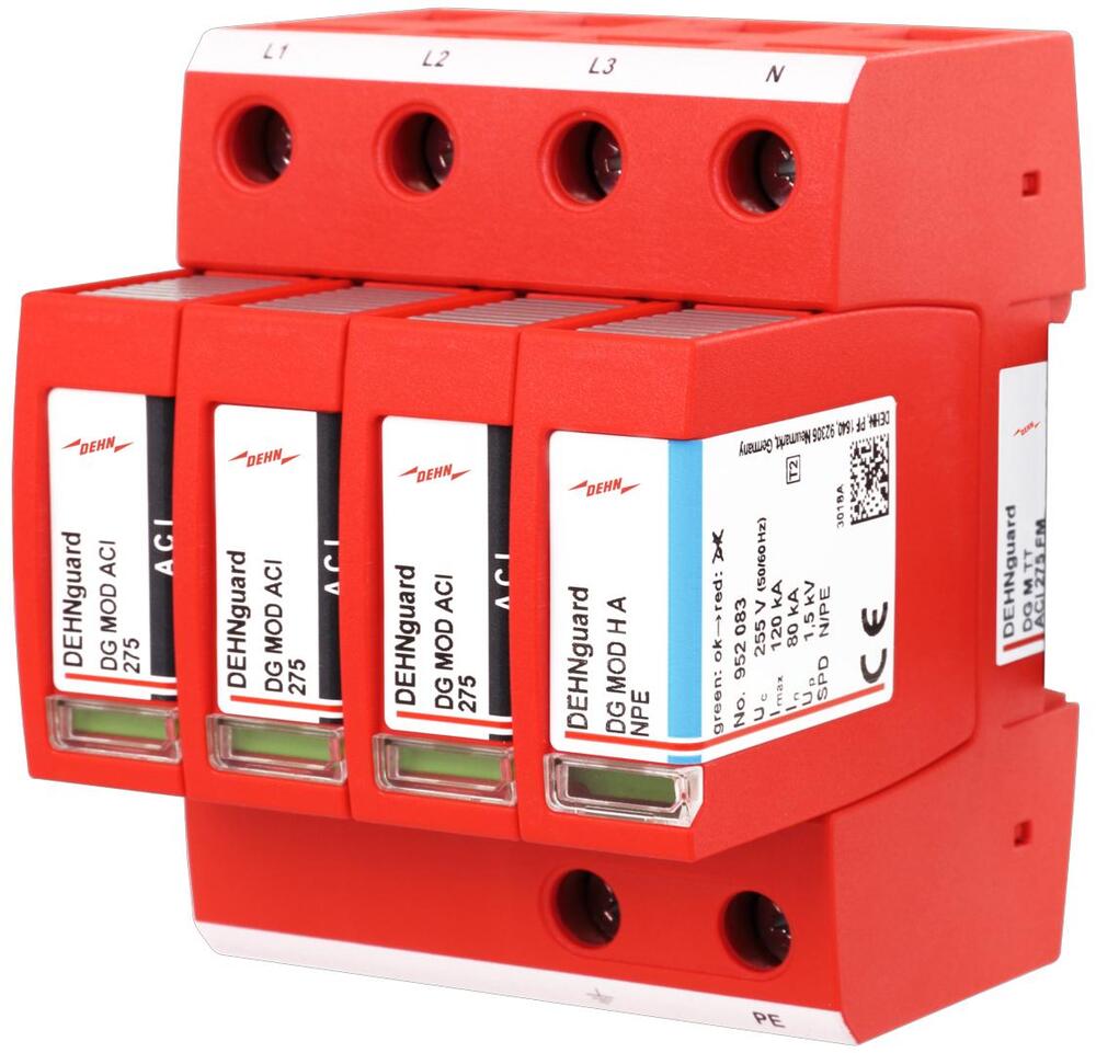 DEHN Protecteur de surtension secteur DEHNguard - 952341