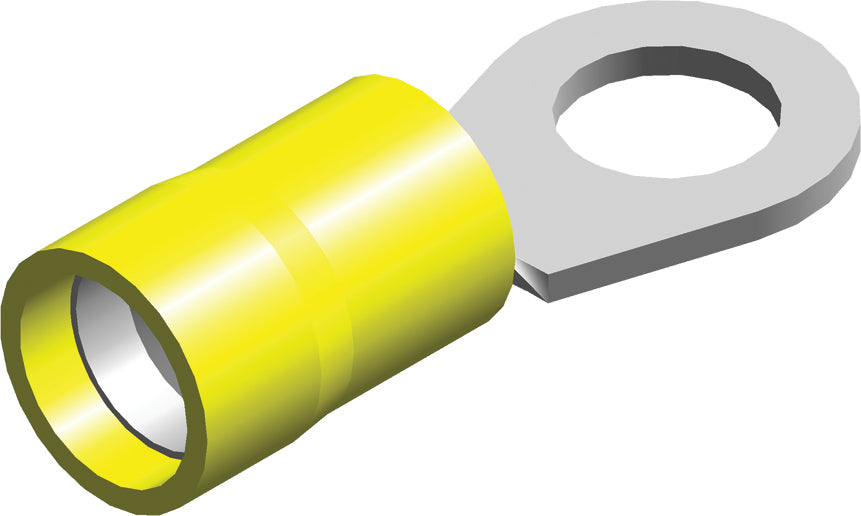 Conex M5 Ring Terminal Yellow 4.0-6.0mm² - CE010302 [100 Pieces]