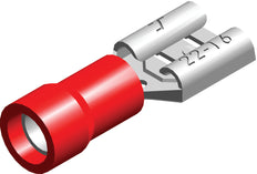 Conex Terminal À Sertir Isolé Rouge 0.5-1.5mm² 2.8x0.8 - CE080102 [100 Pièces]