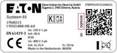 EATON INDUSTRIES Armoire d'installation - 2101000