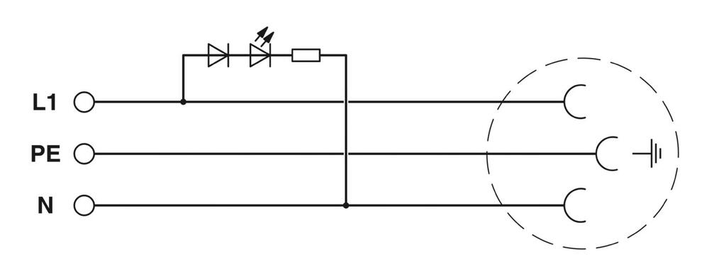 Phoenix Contact Wall Outlet Modular - 0804040