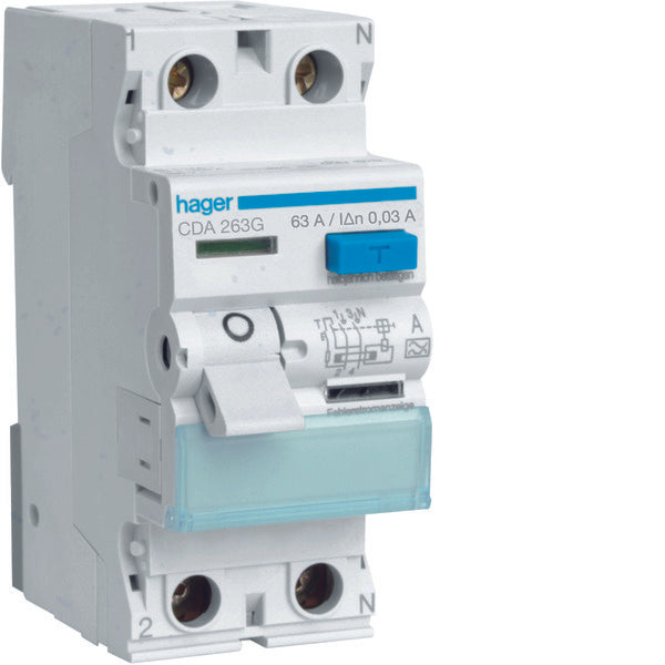 Hager Class A Ground Fault Circuit Interrupter - CDA263G