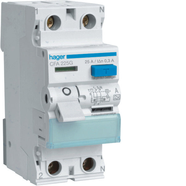Hager Class A Ground Fault Circuit Interrupter - CFA225G