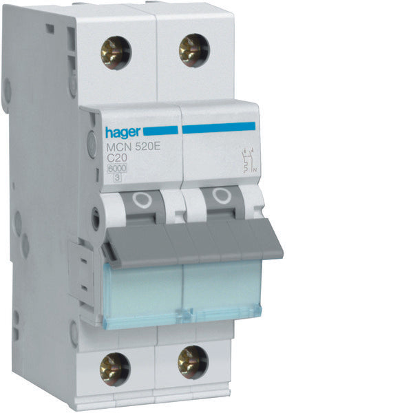 Disjoncteur Hager MCN - MCN520E