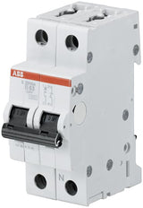 Abb S200 Mcb 1P+N 2A B-Courbe 6Ka Disjoncteur - 2Cds251103R0025