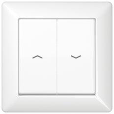 Jung AS500 - Élément de commande/appareil de commutation à Plaque centrale - AS590-5PWW