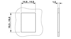 Phoenix Contact VS Bloc de contact Pour connecteur Rectangulaire - 1689064