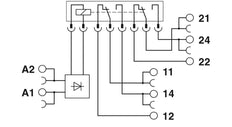 Phoenix Contact PLC Relais auxiliaire - 2967125
