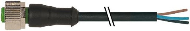 MURR Sensor/Actor Cable With Connector - 7000-12241-6150500