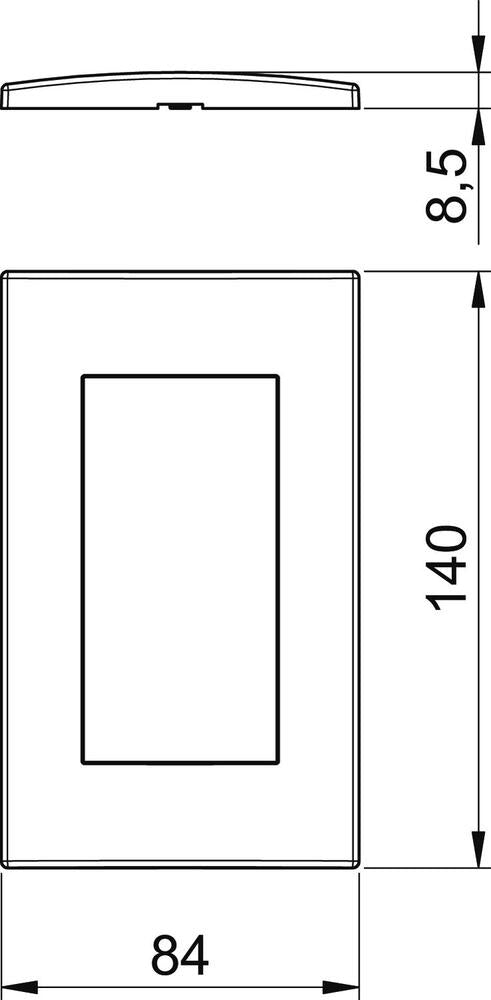 OBO Cover Frame Switchgear - 6119342