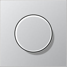 Jung Aluminium/Acier doré/Chrome Elément de commande/Plaque centrale - AL1940