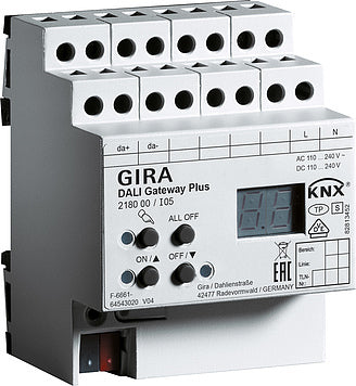 Gira Variateur pour rail DIN KNX - 218000