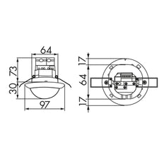 Interrupteur De Mouvement BEG Luxomat (complet) - 92586