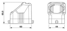 Phoenix Contact HC Housing Industrial Connector - 1407619 [2 Pièces]