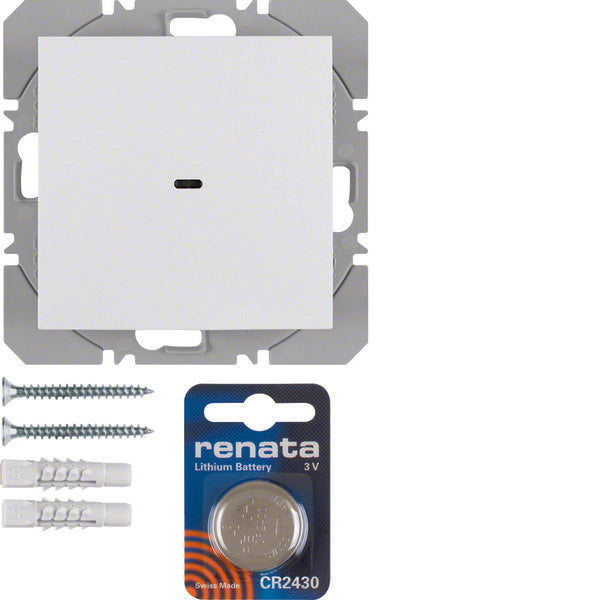 Hager Berker S.1/B.3/B.7 Système de bus Main/Mur Émetteur - 85655289