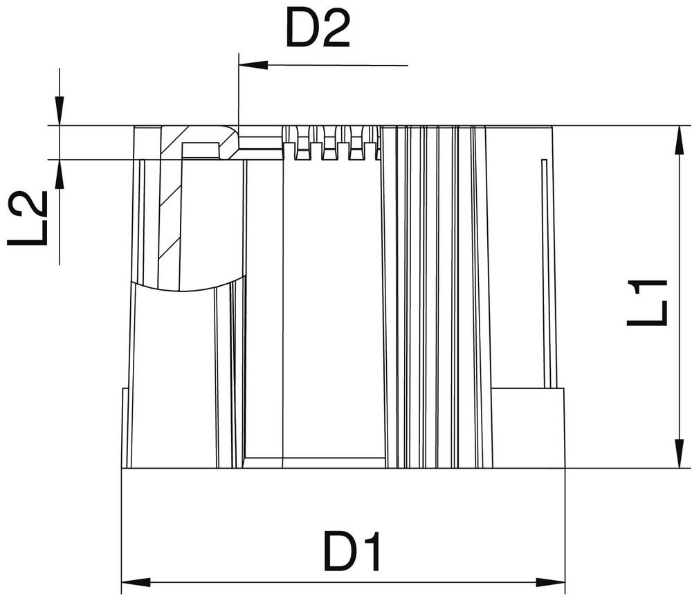 OBO Tuyau d'installation de tulle - 2047831 [50 pièces]