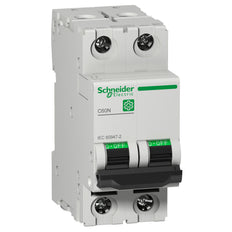 Schneider Electric C60N 2P 2A Disjoncteur 10kA - M9F11202