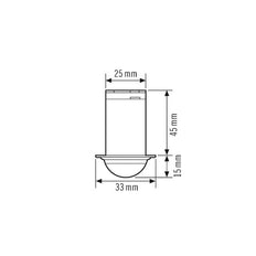 ESYLUX Mini interrupteur de mouvement compact (complet) - EP10426025