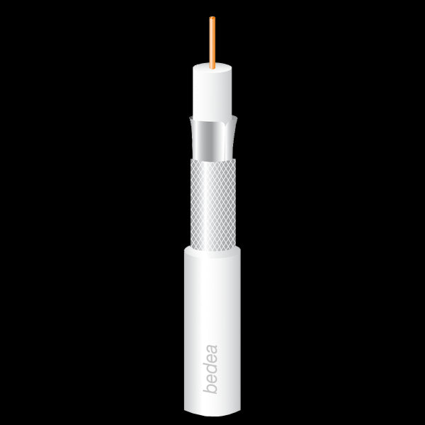 Bedea TELASS Câble Coaxial - 801075 [500 Mètres]