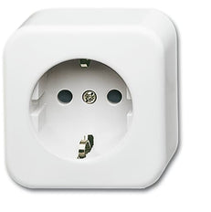 ABB Busch-Jaeger Surface-Mounted Standard Wall Outlet (WCD Switchgear) - 2CKA002041A0173