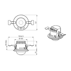 Interrupteur de mouvement BEG Luxomat (complet) - 92591
