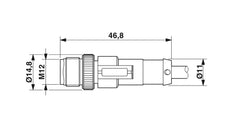 Phoenix Contact Sensor/Actor Cable With Connector - 1408750