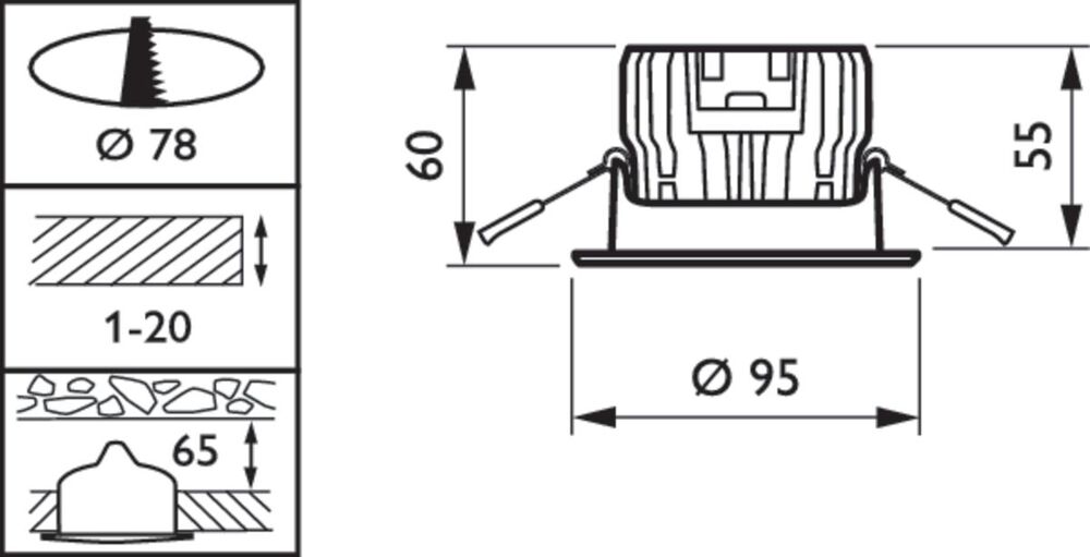 Philips Coreline Lumière Rasante/Lumière Ponctuelle/ Lumière Diffuse - 38289699