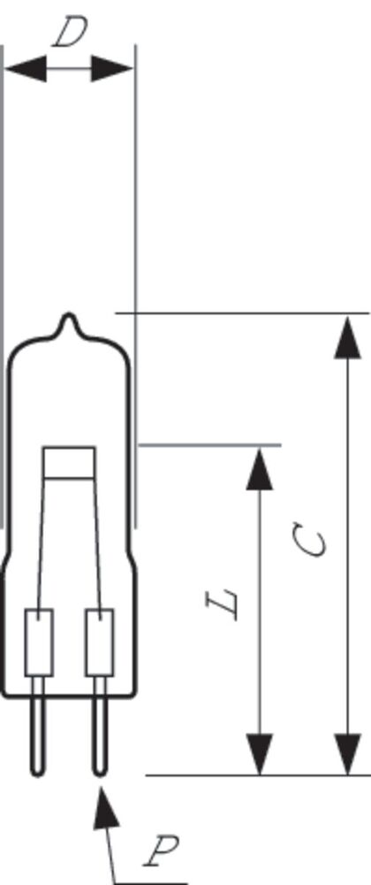 Philips Focusline Halogène Lampe de studio, de projection et de photo - 40981250