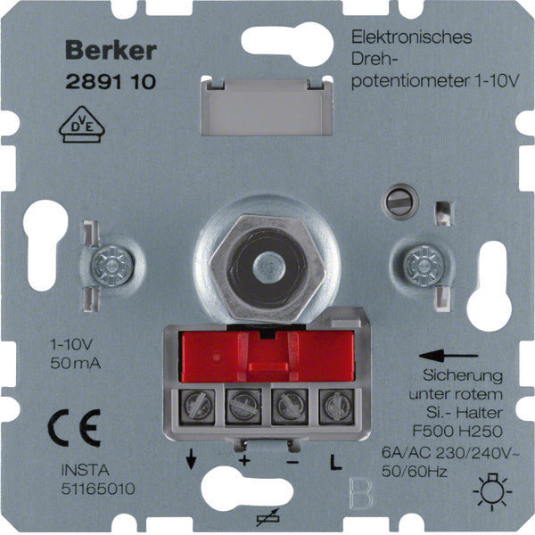 Hager Berker Potentiomètre Pour Système De Contrôle De L'Éclairage - 289110