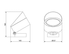 Opple Spot Projecteur Downlight/Spotlight/Floodlight - 709000027600