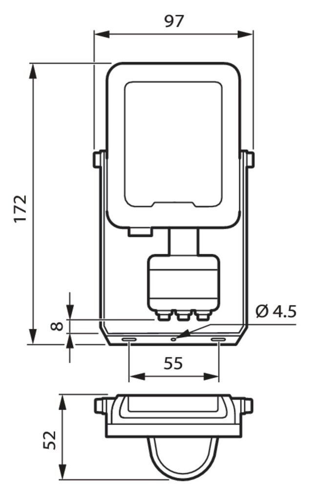 Philips Ledinaire Lumière rasante/Lumière ponctuelle - 53480399