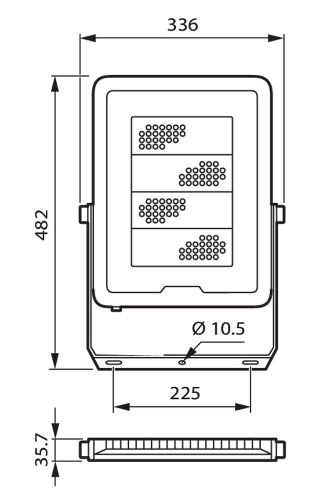 Philips Ledinaire Lumière rasante/Lumière ponctuelle - 53493399