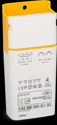 Transformateur électronique Niko Système d'éclairage basse tension - 320-00101