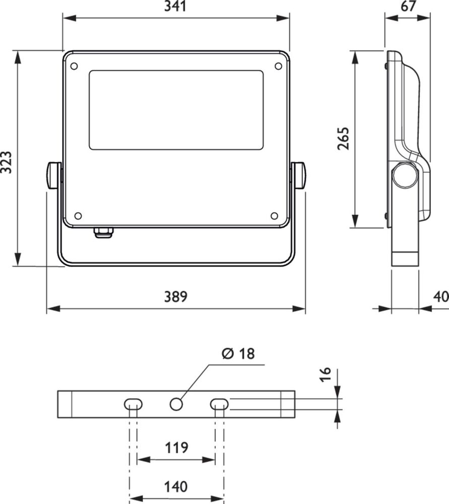 Philips Coreline Lumière Rasante/Lumière Ponctuelle/ Lumière Diffuse - 45587300