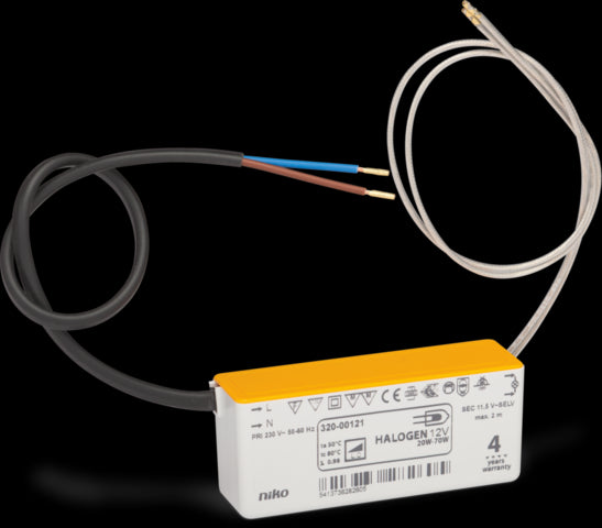 Transformateur électronique Niko Système d'éclairage basse tension - 320-00121