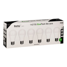Lampe LED Bailey EcoPack - 142705 [6 pièces]