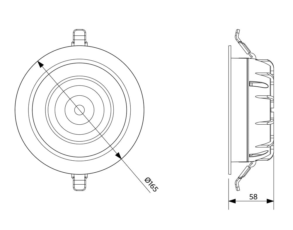 Opple LED Downlight Lumière Rasante/Lumière Ponctuelle/ Lumière Diffuse - 140057171