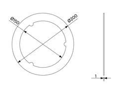 Opple LED Downlight Boîtier D'Éclairage à Alimentation Mécanique - 140060651