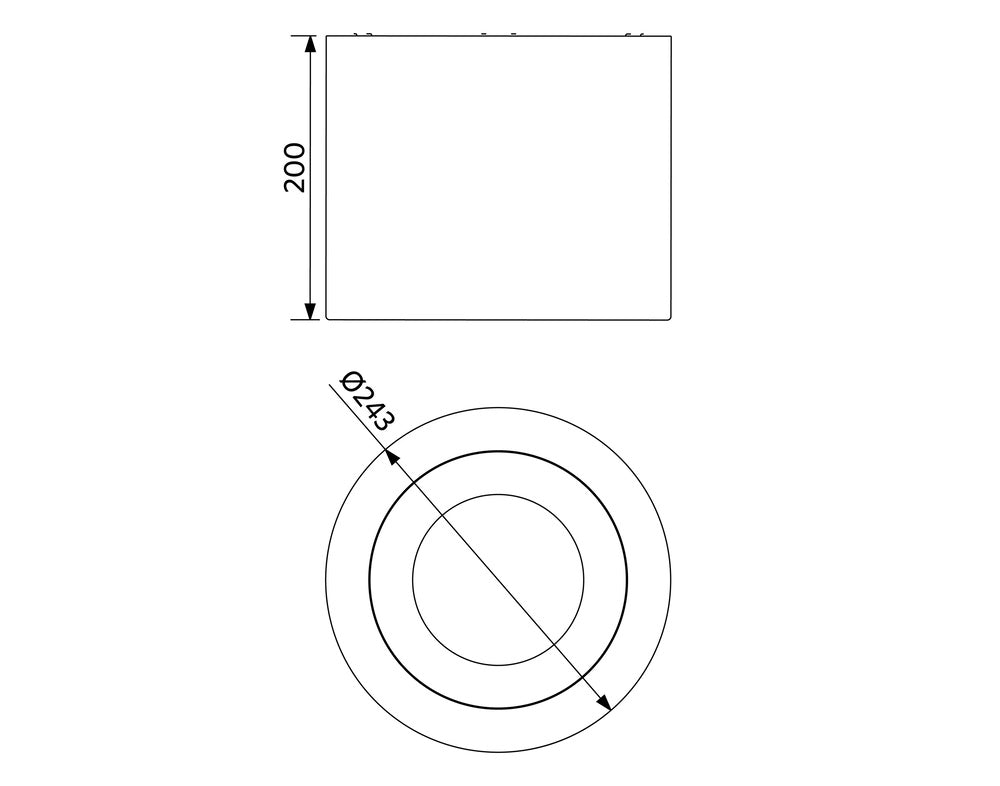 Opple LED Downlight Mechanical Supply Housing Lighting Fixture - 140061243