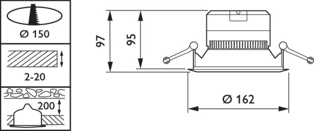 Philips Coreline Lumière Rasante/Lumière Ponctuelle/ Lumière Diffuse - 32581100
