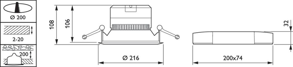 Philips Coreline Lumière Rasante/Lumière Ponctuelle/ Lumière Diffuse - 32595899