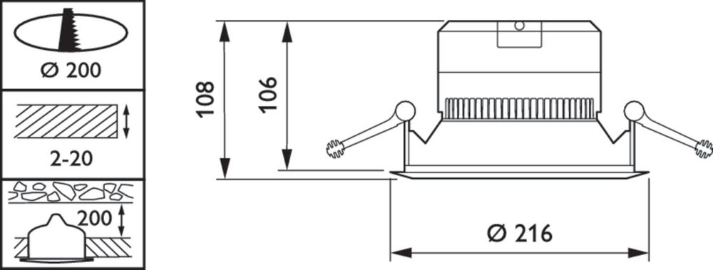 Philips Coreline Lumière Rasante/Lumière Ponctuelle/ Lumière Diffuse - 32601600
