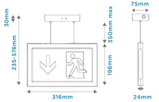 Luminaire De Secours Megaman - MM10487