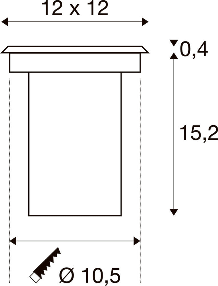 SLV Solast Ground-Mounted luminaire - 227684