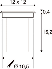 SLV Solast Ground-Mounted luminaire - 227684
