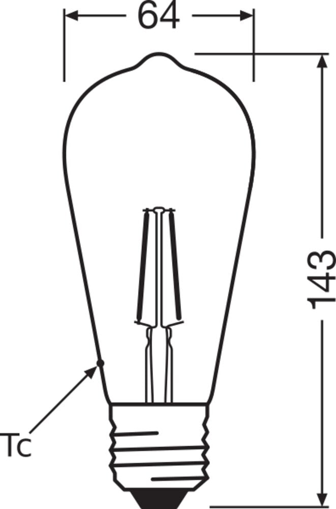 Ampoule LED Osram Vintage 1906 - 4058075808706