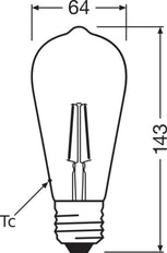 Ampoule LED Osram Vintage 1906 - 4058075808706