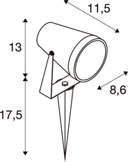 SLV Samrina Luminaire pour jardin/pieds - 1004757